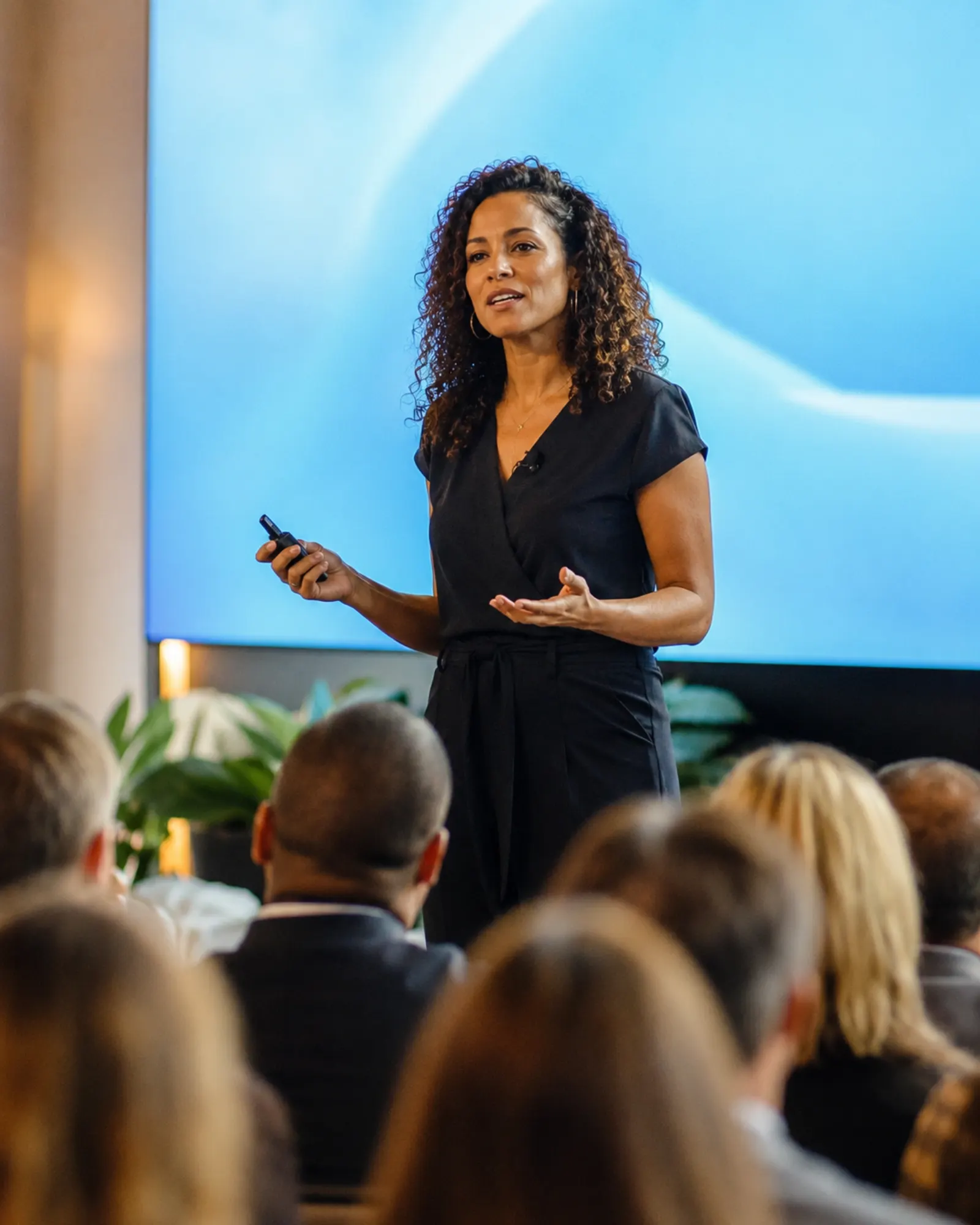 Corporate event — stage and audience