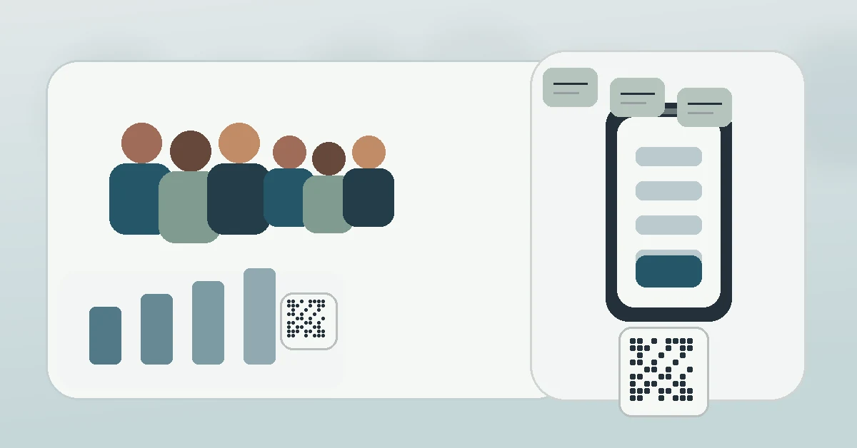 Corporate event guests using a QR code photo sharing setup for EventPics Free Photo Sharing Alternatives: What Hosts Should Compare