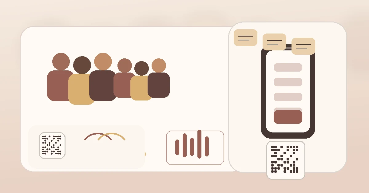 Wedding guests using a QR code photo sharing setup for EventShare Pricing vs Gathmo: Wedding Guestbook Cost and Feature Comparison